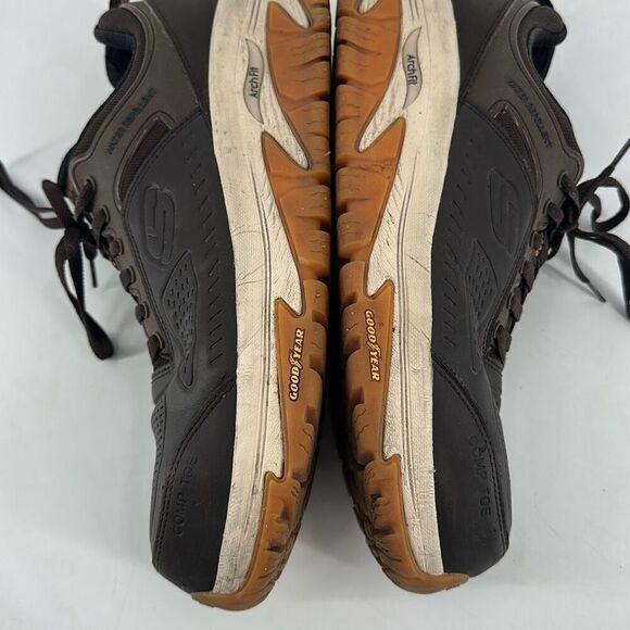 Skechers Men's Arch Fit Escape Plan Sneaker Shoes‎ Brown Size 12 Trail Hiking - Picture 6 of 10